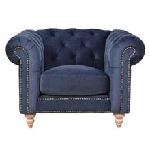 Chesterfield Victoria Velvet Armchair